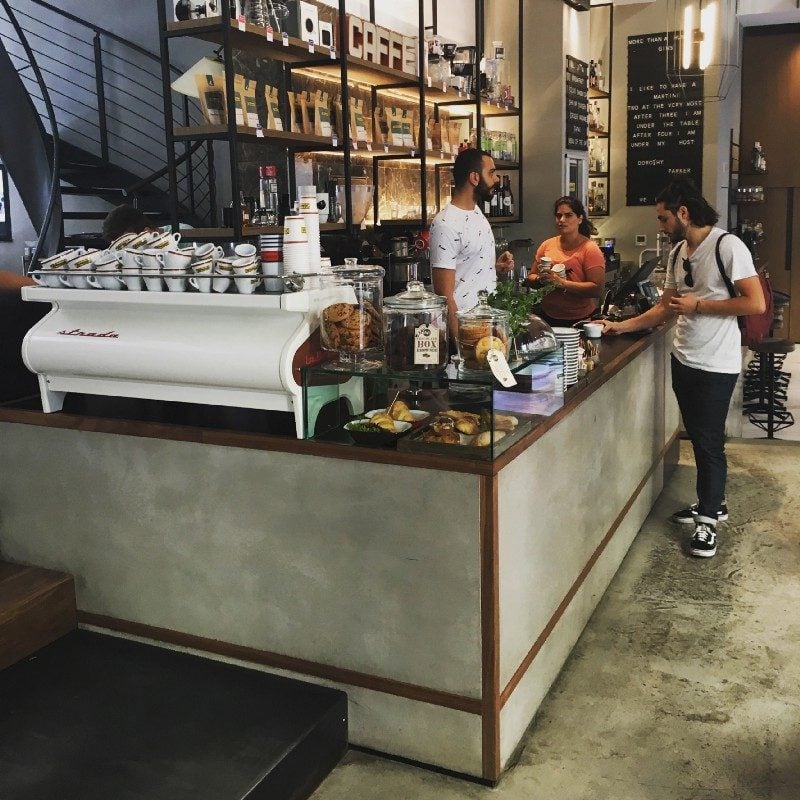 Cheaper rents and different planning laws have allowed continental coffee businesses to more readily explore a variety of retail formats, like Ditta Artigianale in Florence.